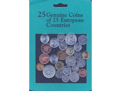 25 Münzen aus ganz Europa