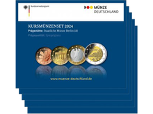 Die offiziellen deutschen Kursmünzensätze 2024