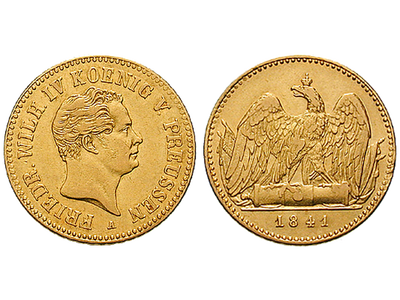 Gold zu Zeiten der Revolution 1848 − Friedrich Wilhelm IV. 1841-1852
