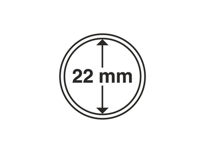 Münzkapseln GRIPS 22 mm, 10er Pack