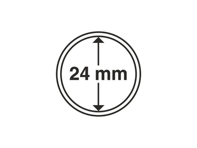 Münzkapseln GRIPS 24,3 mm, 10er Pack