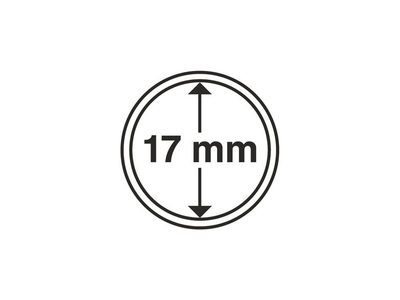 Münzkapseln GRIPS 17 mm, 10er Pack