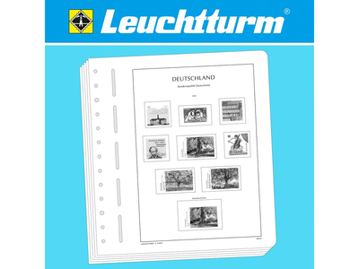 LEUCHTTURM Vordruckblätter Bundesrepublik Deutschland 1985-1989