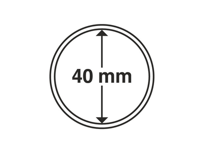 Münzkapseln GRIPS 40 mm, 10er Pack