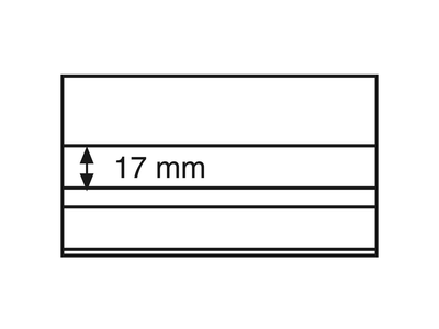 Einsteckkarten Standard PS,148x85 mm,2 klare Streifen mit Deckblatt,schw.Karton,100er-Pa
