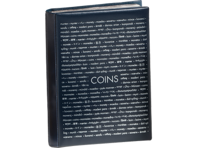 Taschenalbum ROUTE für 96 Münzen, blau