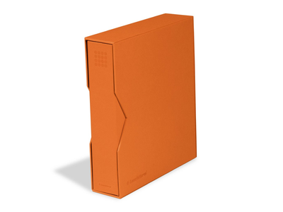 Ringbinder OPTIMA PUR, inkl. Schutzkassette, orange