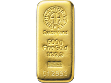 Der 500g-Goldbarren 