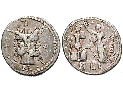 Rom siegt gegen die Kelten − Römische Republik, Denar 119 v.Chr.