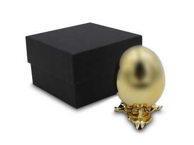 Fabergé hätte seine Freude daran: Das luxuriöse Deko-Ei mit 24k Vollvergoldung