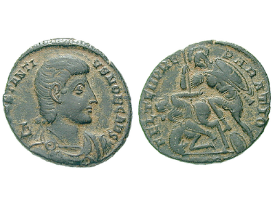 Der Neffe Konstantins des Großen − Constantius Gallus Bronze 351-354