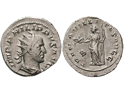 Ein Araberscheich wird Kaiser − Philippus I. Antoninian 244-249