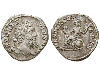 Der erste Kaiser aus Afrika − Septimius Severus, Denar 193-211