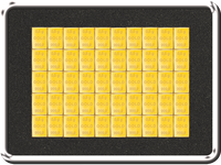Tafelbarren 25 x 0,5 g Gold (999,9/1000) 