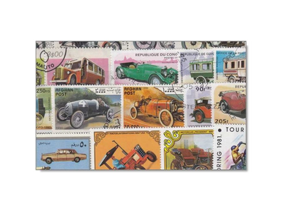 Autos und Motorfahrzeuge - 1000 Briefmarken