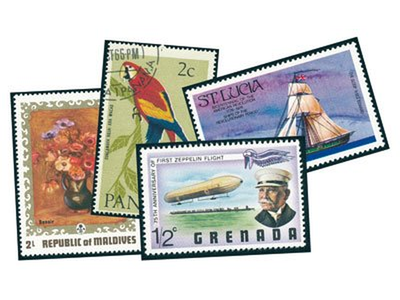 Das große Übersee-Paket - 500 verschiedene Briefmarken