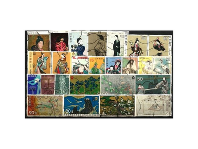 Sensationelle 500 verschiedene Briefmarken aus dem fernen Japan