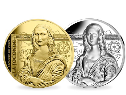 Frankreich 2019 Gedenkmünzen "Mona Lisa"