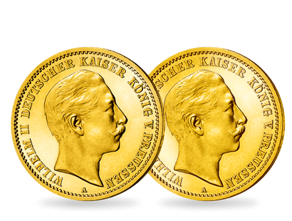 Das Gold des Hauptmanns von Köpenick − 2er-Set Preußen 10 & 20 Mark 1906