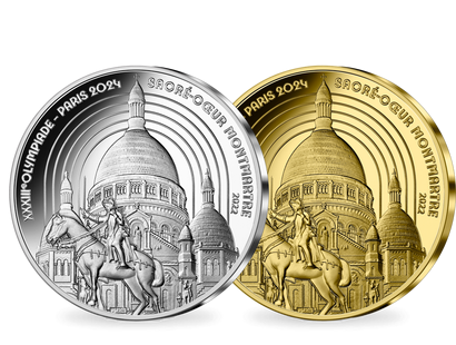 Monnaies or & argent purs «PARIS 2024 - Série Héritage: Montmartre» 2022