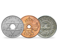 3er-Set, Die Münzen von König Edward VIII., Penny KM 16, Kori Y 65 und Penny KM 6, 1936