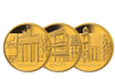 Komplett-Set 100-Euro Goldmünzen 2020-2022 "Säulen der Demokratie ADFGJ"