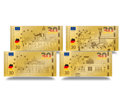 Goldnoten-Komplett-Satz „30 Jahre Deutsche Einheit“
