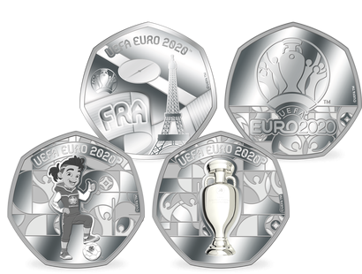 Set monétaire officiel «Équipe de France» UEFA EURO 2020