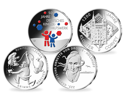 Die neuen deutschen Silber-Gedenkmünzen 2022