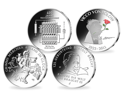 Die neuen deutschen Silber-Gedenkmünzen 2023