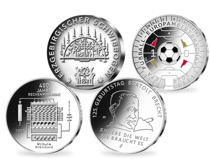 MDM Tausch-Aktion für die offiziellen deutschen Silber-Gedenkmünzen ab "Rechenmaschine" 2023