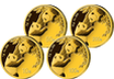 Gold-Panda-Jahressatz 2023 - Premium-Set mit einer Goldmünze gratis!