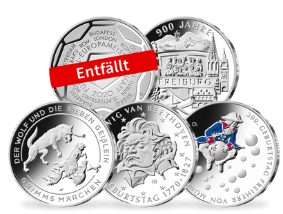 Die deutschen 20-Euro-Silber-Gedenkmünzen 2020