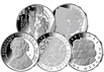 Der Jahressatz in der beliebten Sammlerqualität Stempelglanz (st), Kupfer/Nickel im edlen Leder-Etui