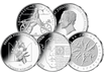 Die offiziellen deutschen 20-Euro-Münzen im Jahressatz 2017 in Polierte Platte