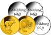 Die deutschen 20-Euro-Goldmünzen 2023-2027, gemischte Prägezeichen