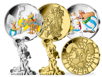 Frankreich 2022 - Die offiziellen Münzen zu Asterix & Obelix			
