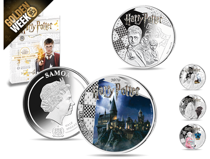 Die offiziellen Gedenkmünzen zu "Harry Potter"!