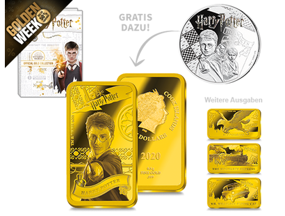 Die „Harry Potter“-Goldbarren-Kollektion!
