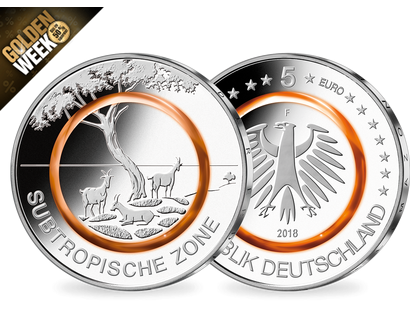 5-Euro-Münze 2018, Prz. F – Stempelglanz