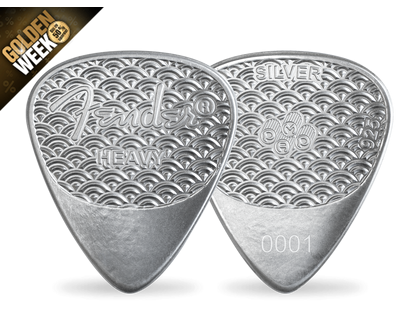 Fender® 10g Sterling Silber 351Heavy Gitarren-Plektrum