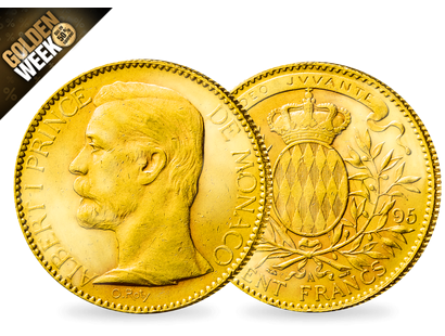 Historisches Gold aus Monaco – 100-Francs-Münze von Fürst Albert I.