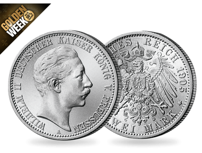 Deutsches Reich / Preußen 2 Mark 1891 – 1912 Kaiser Wilhelm II.