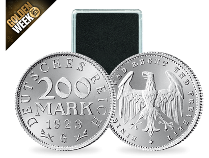 Echte 200-Mark-Münze aus dem Inflationsjahr 1923!