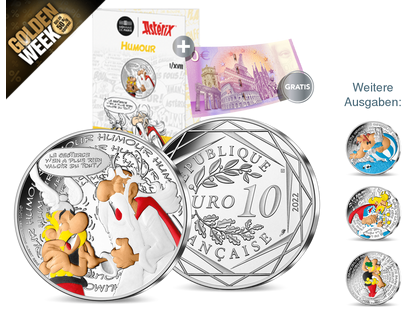 Frankreich 2022 - Die offizielle 10€-Serie zu Asterix & Obelix