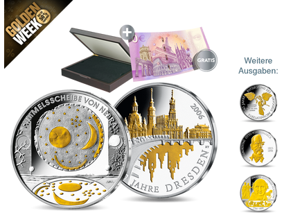 Die deutschen 10-Euro-Münzen von 2002 bis 2015 mit Teilvergoldung!