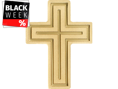 Gedenkmünze ''Goldenes Kreuz'' aus reinstem Gold (999,9/1000)!