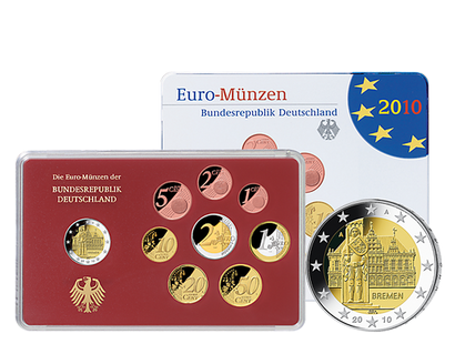 Euro-Kursmünzen-Sätze 2010