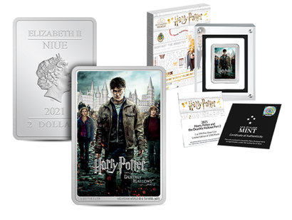 Zu Ehren des letzten Harry Potter Films: offizielle 1-Unzen-Silbermünze