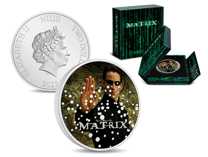 1-Unzen-Silber-Gedenkmünze „The Matrix“